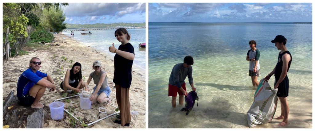 sulawesi beach cleanup