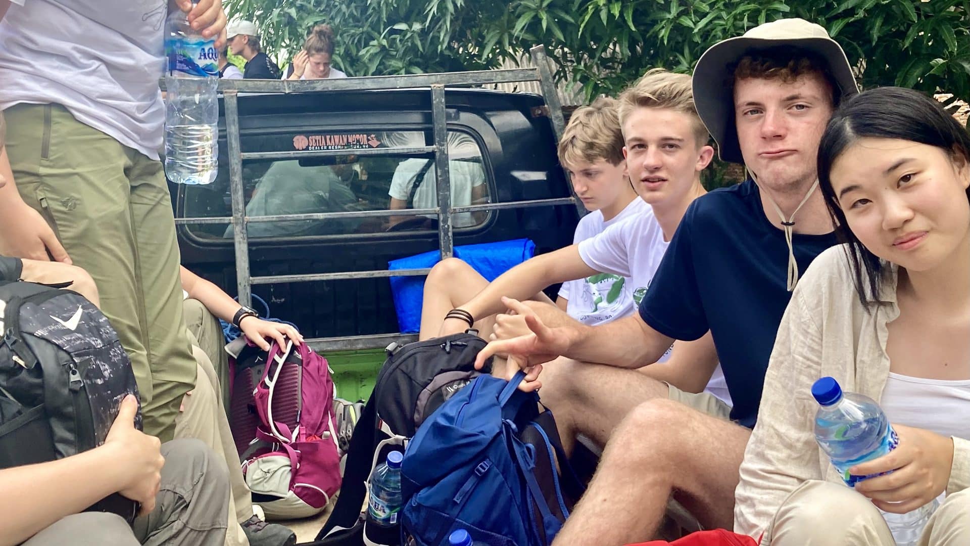 students on trip to sulawesi