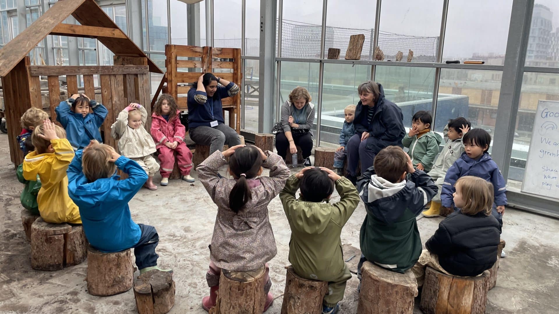 Early childhood students learning learning in situ