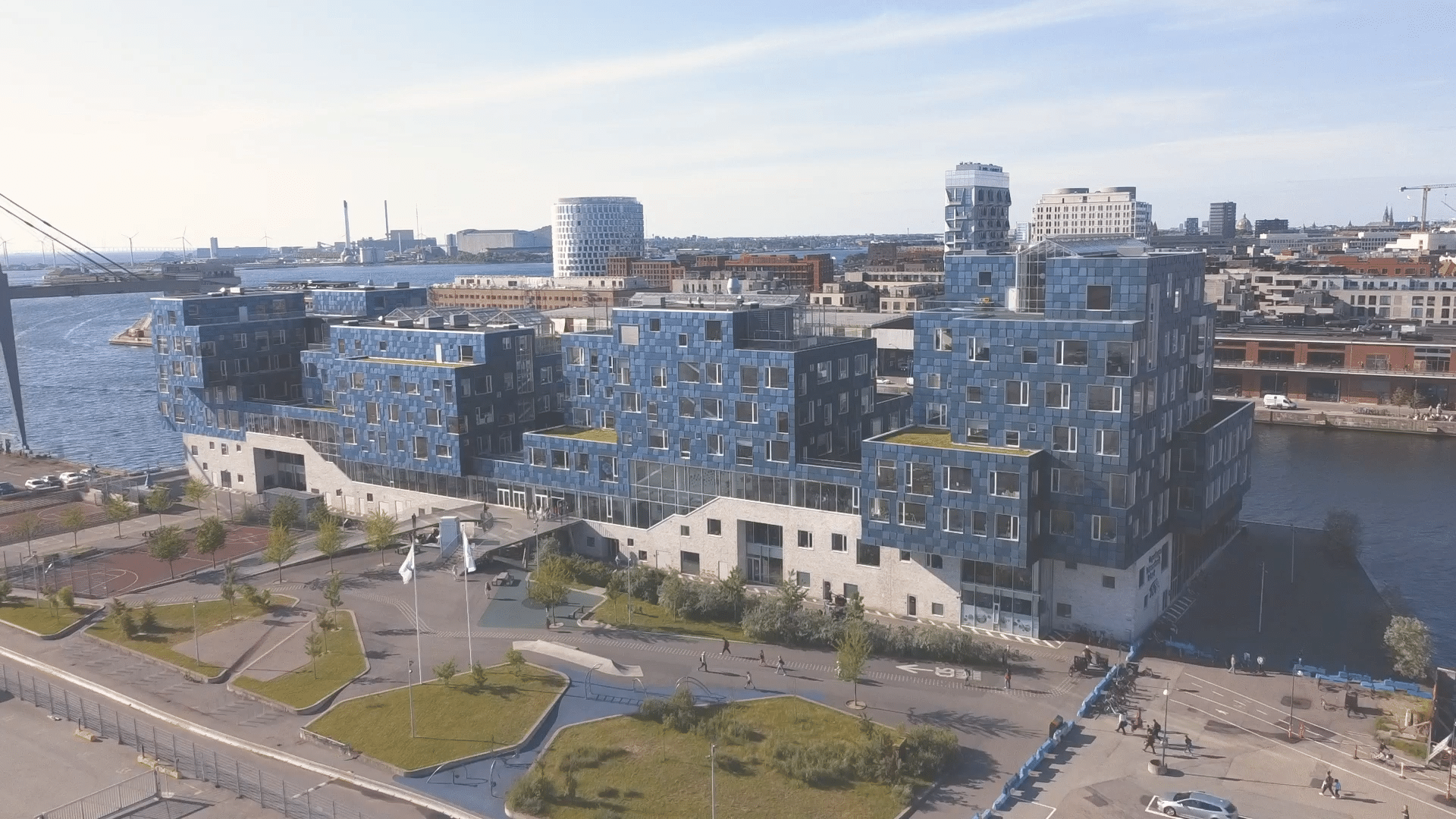 CIS campus aerial view