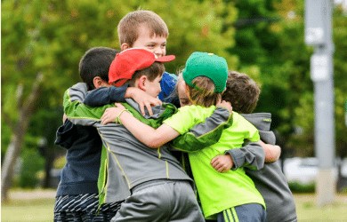 CIS students playing sport